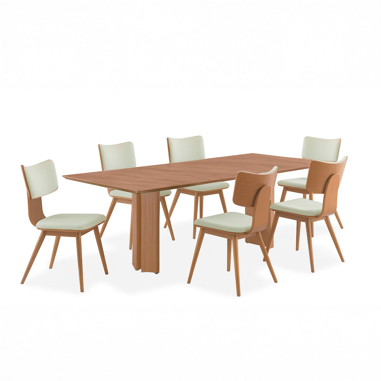 Mesa de comedor Lara y silla Alana