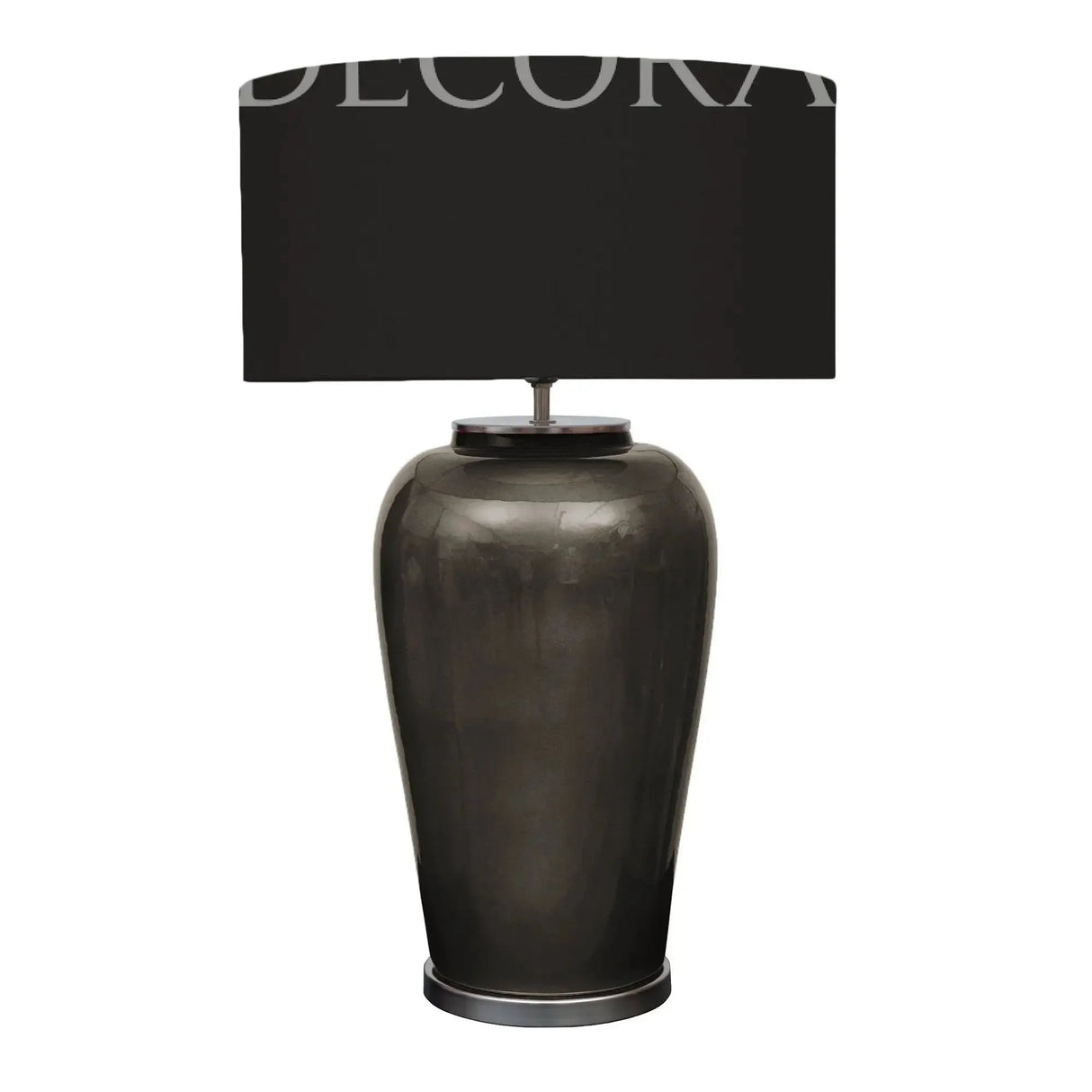 Lámpara de cerámica con pantalla de tela Re Decora