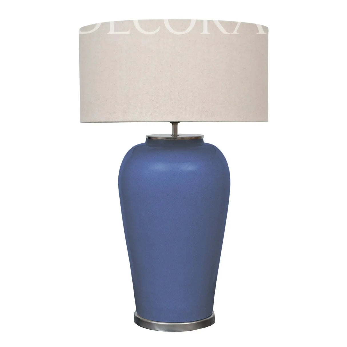 Lámpara de cerámica con pantalla de tela Re Decora