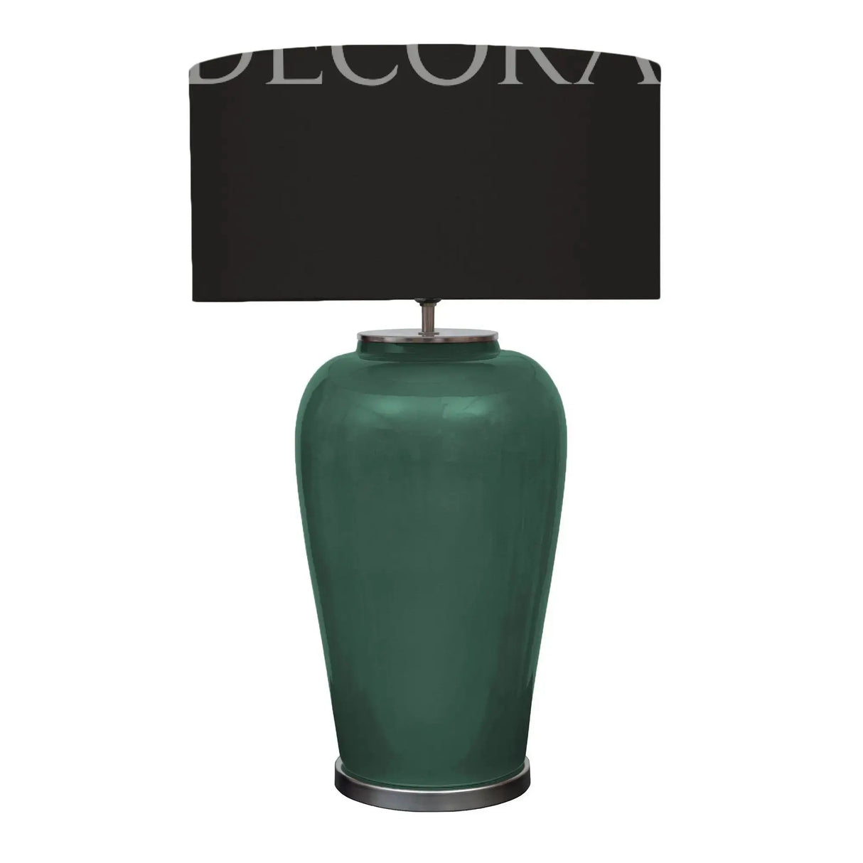 Lámpara de cerámica con pantalla de tela Re Decora