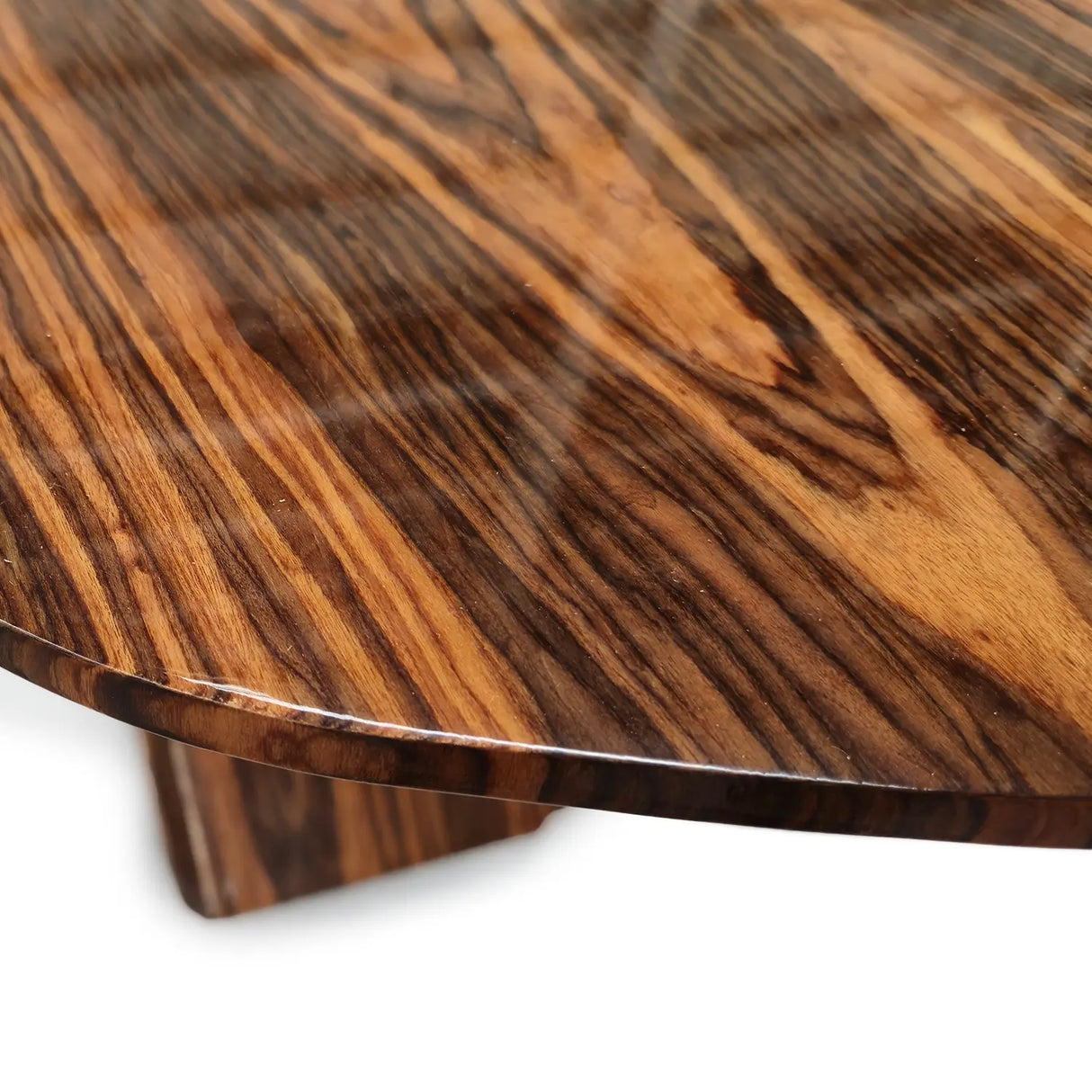 Mesa de Comedor Genova Caramelo brillante Stock Di Franco