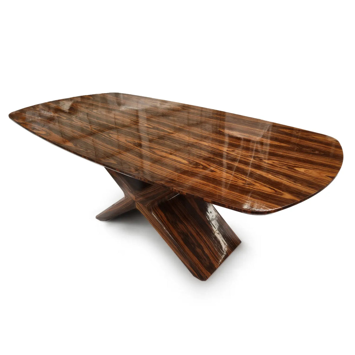 Mesa de Comedor Genova Caramelo brillante Stock Di Franco