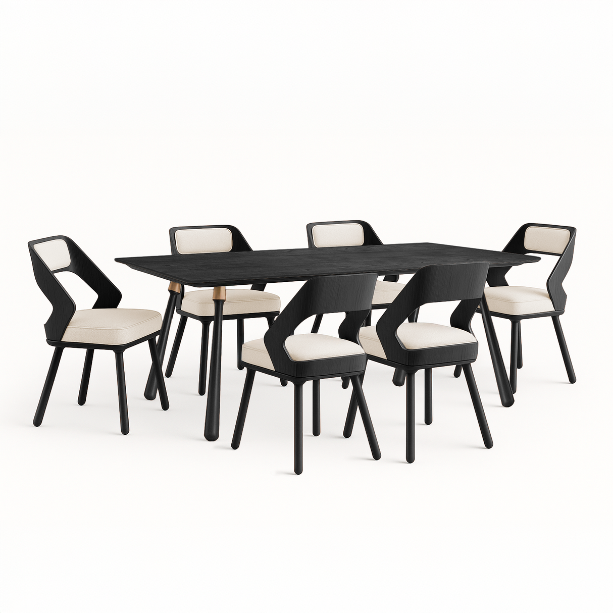 Mesa de comedor Cleonice y silla Eliana