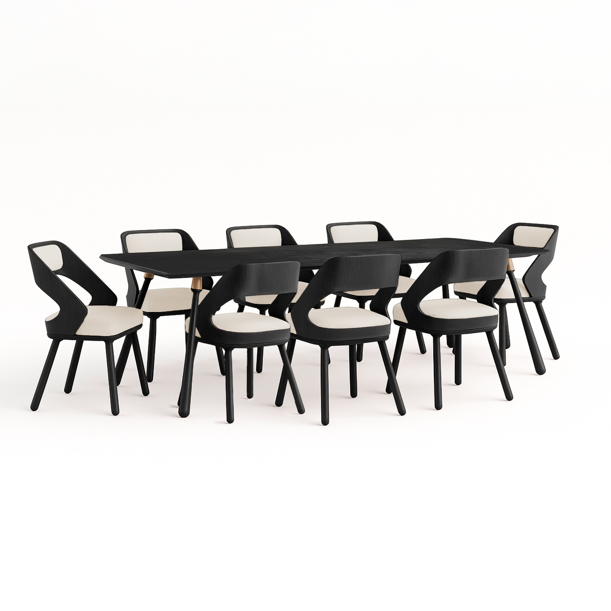 Mesa de comedor Cleonice y silla Eliana