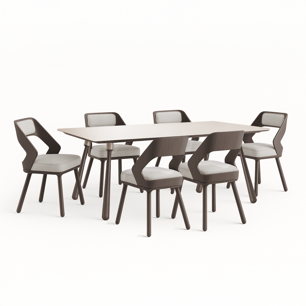 Mesa de comedor Cleonice y silla Eliana