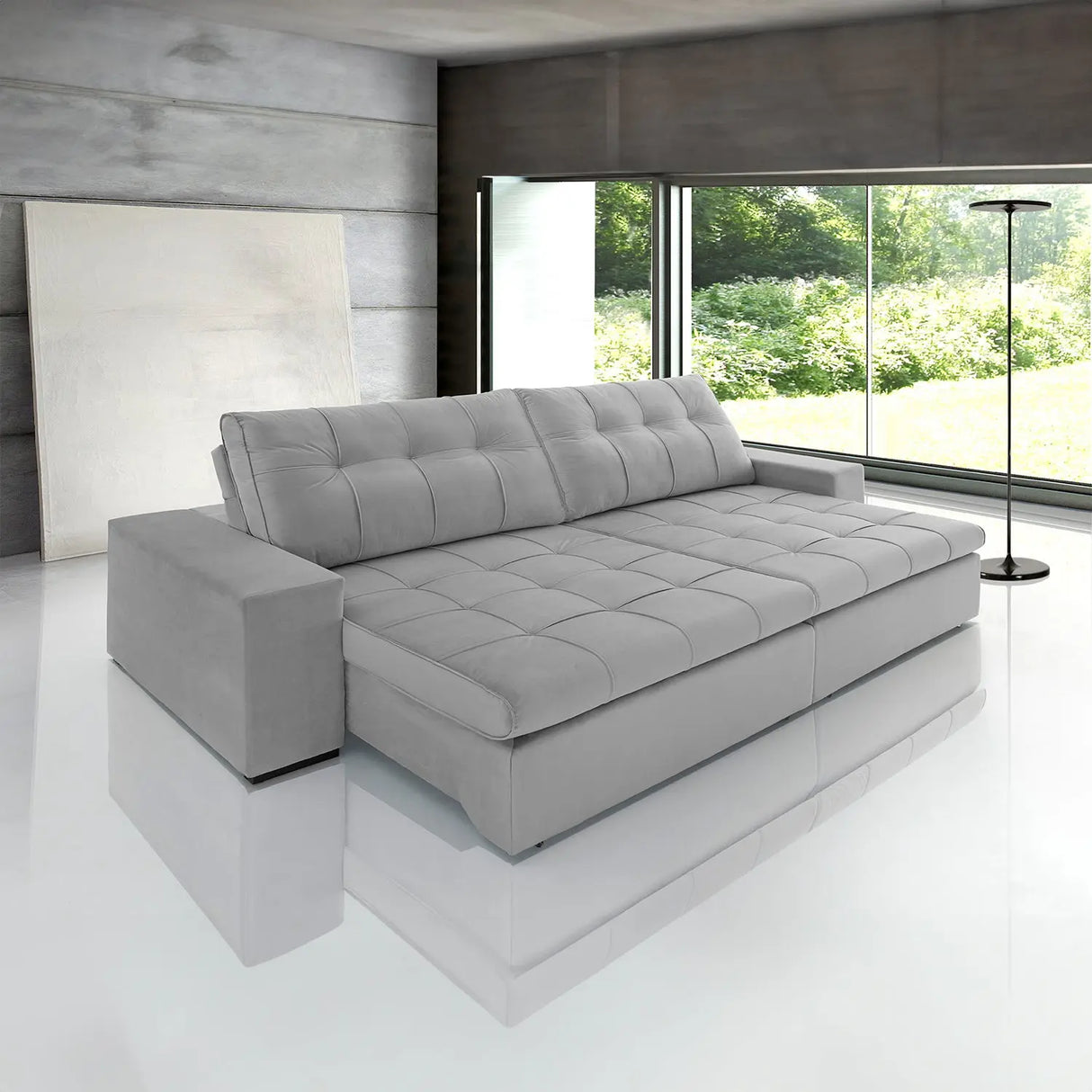 Sofá Mónaco Extensible y Reclinable Di Qualita
