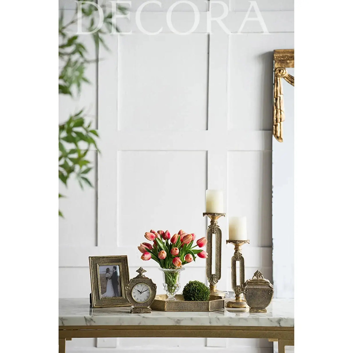 Marco de Foto Dorado Re Decora