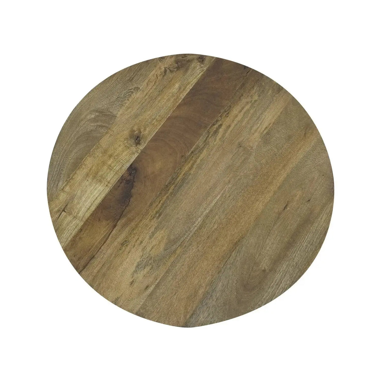 Mesa Fierro Doré con Cubierta de Madera