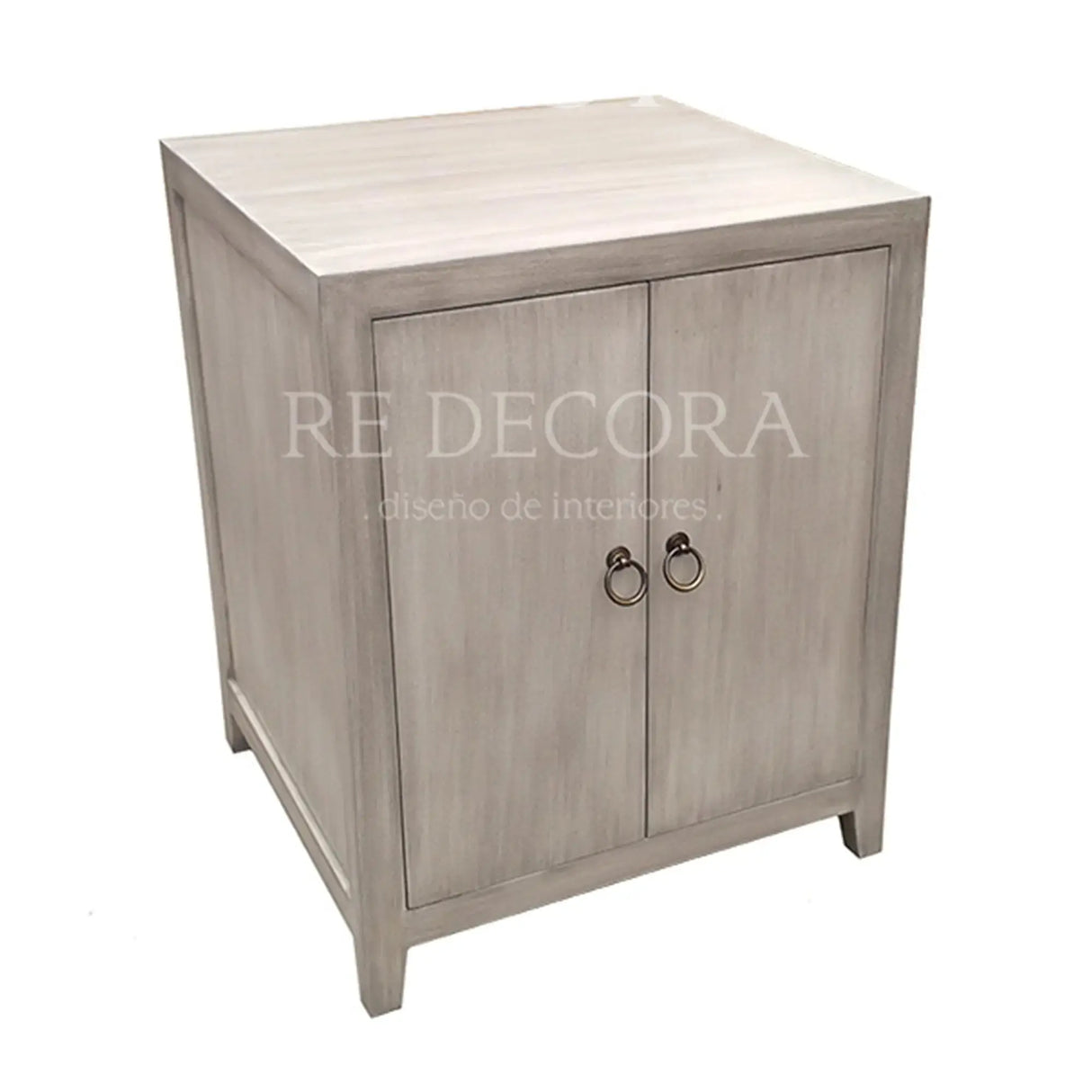 Mesa Lateral con Puertas Re Decora