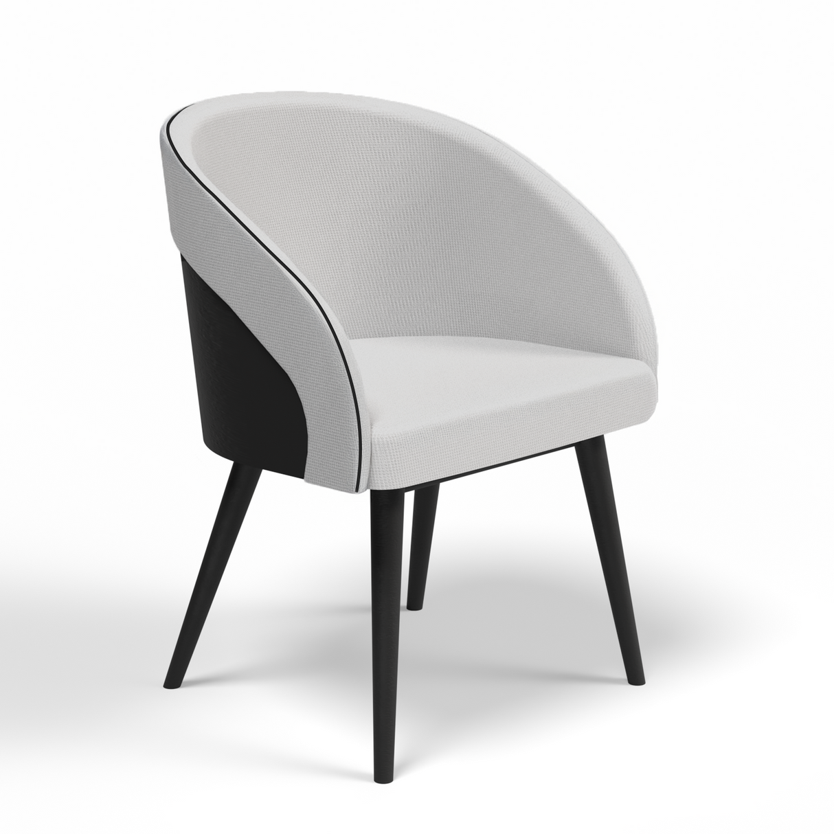 poltrona / poltrona con base de acero / poltrona de tela / poltrona elegante / poltrona moderna