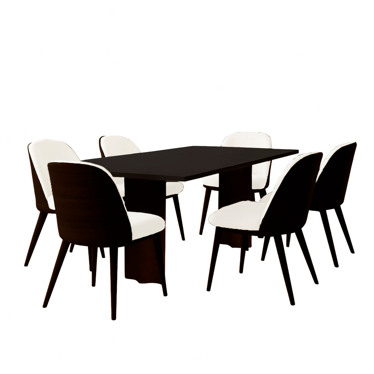 Mesa de comedor Ágata y silla Lavinia
