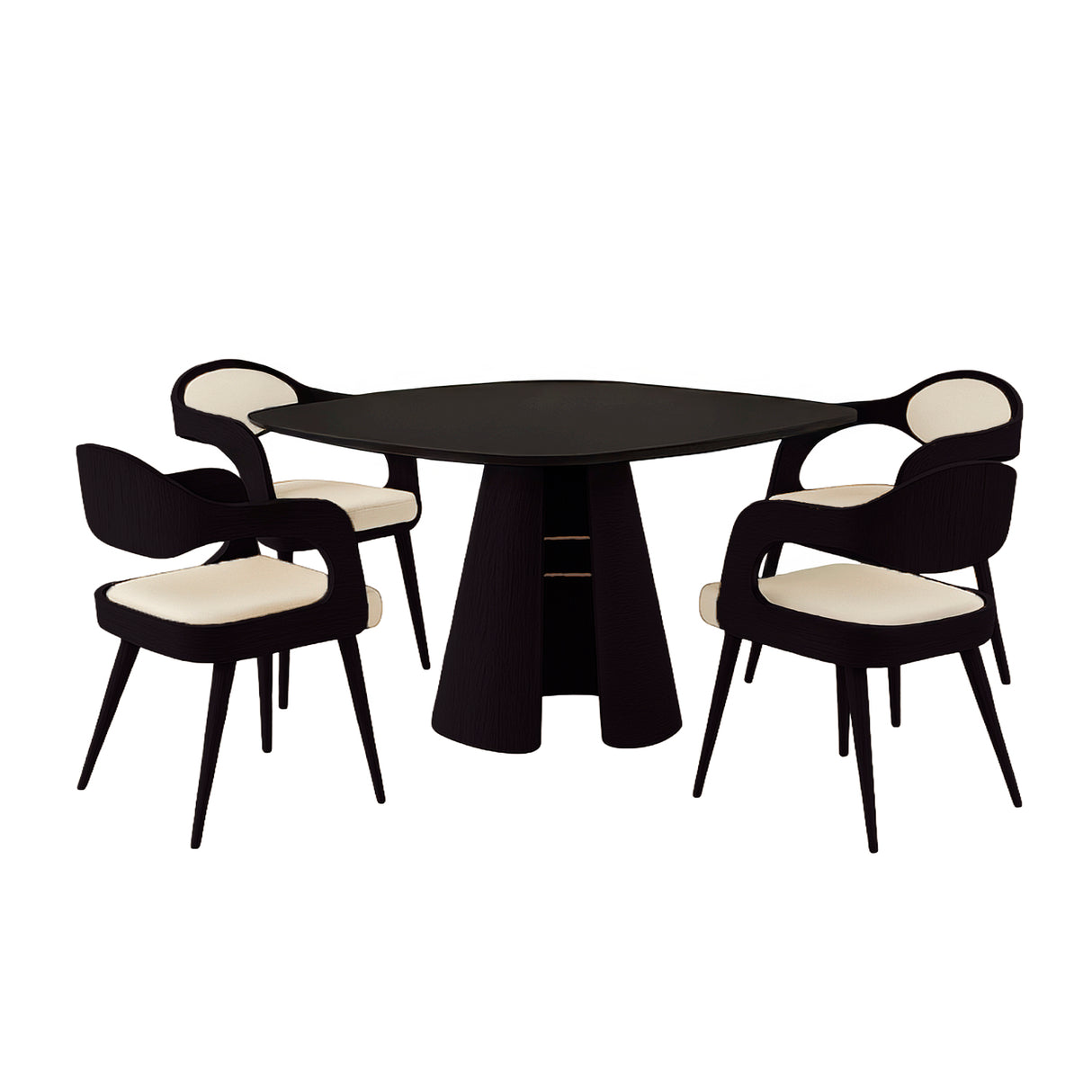 Mesa de comedor Rebeca y poltrona Salete