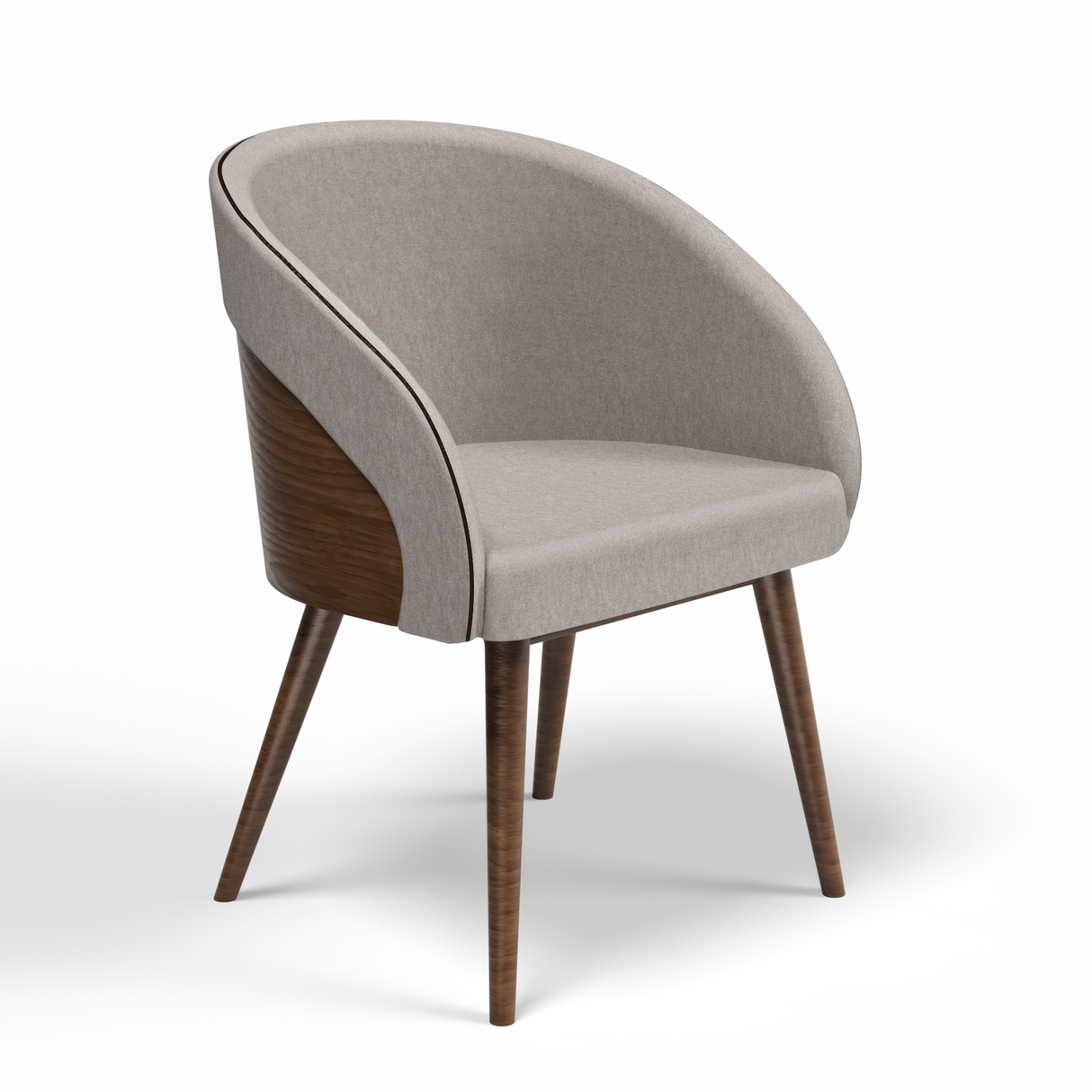 poltrona / poltrona con base de acero / poltrona de tela / poltrona elegante / poltrona moderna