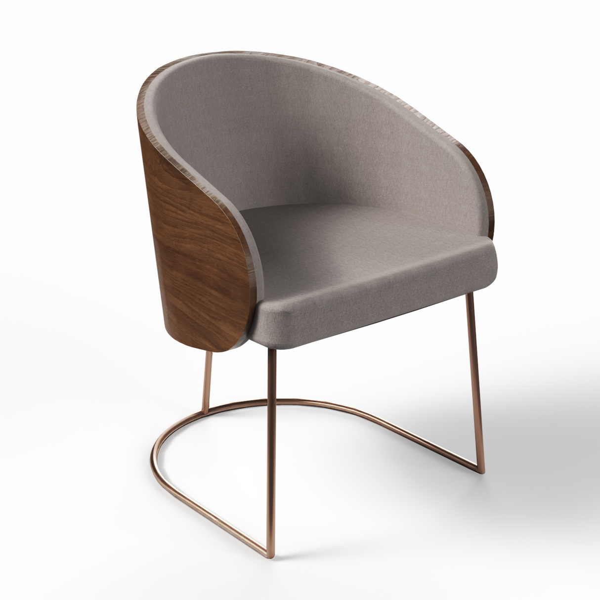 poltrona / poltrona con base de acero / poltrona de tela / poltrona elegante / poltrona moderna