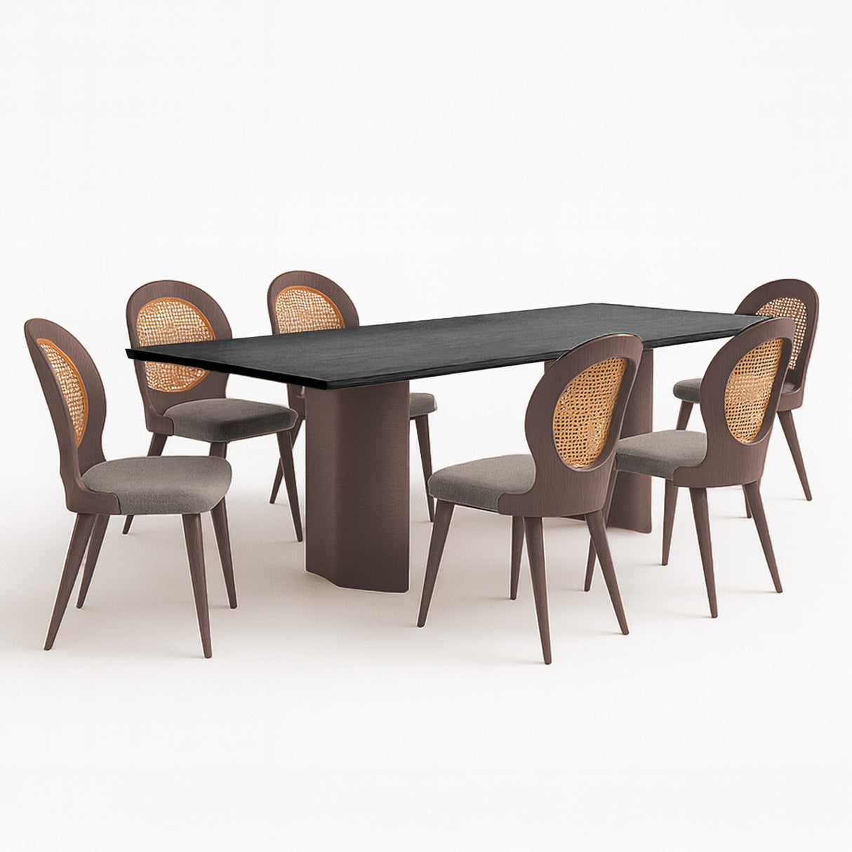 Mesa de comedor Ágata y Silla Jadem