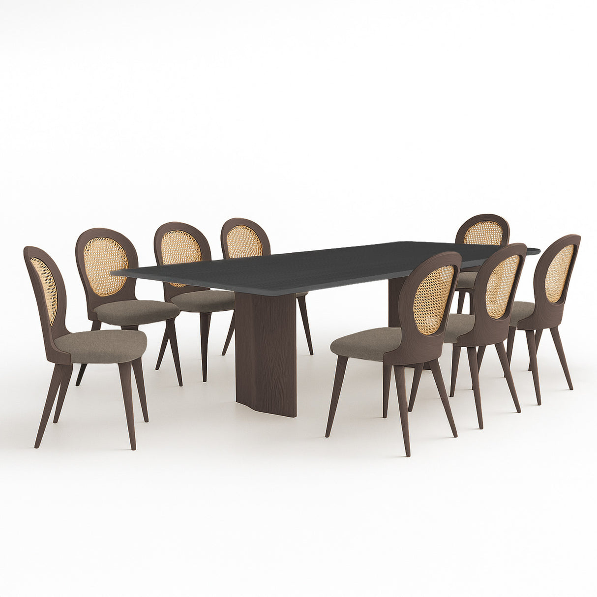 Mesa de comedor Ágata y Silla Jadem