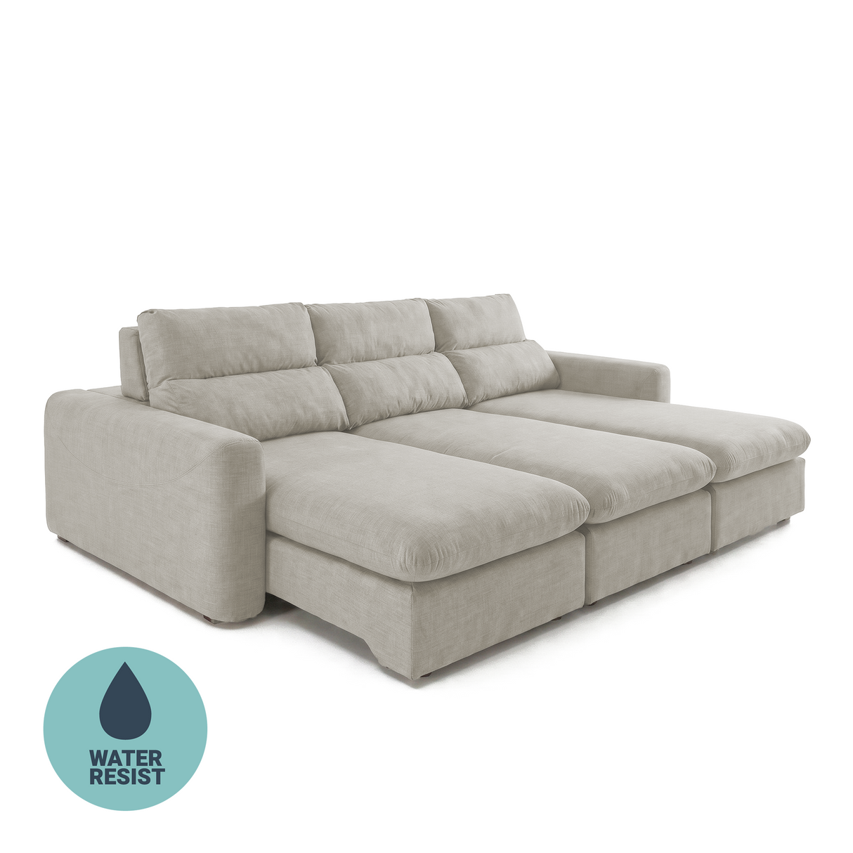 Sofá Extensible y Reclinable Paris Premium Stock