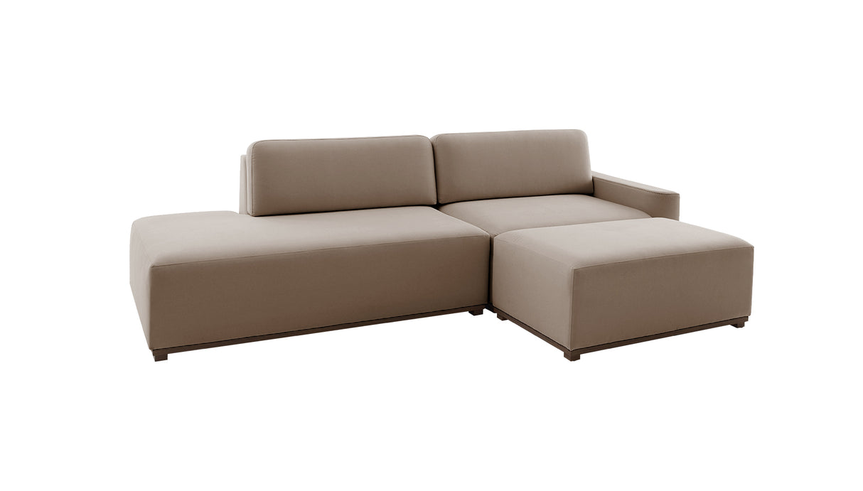 Sofá Piacenza con Pouf