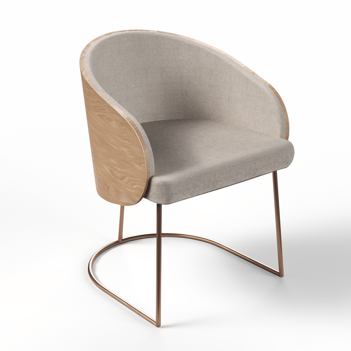 poltrona / poltrona con base de acero / poltrona de tela / poltrona elegante / poltrona moderna