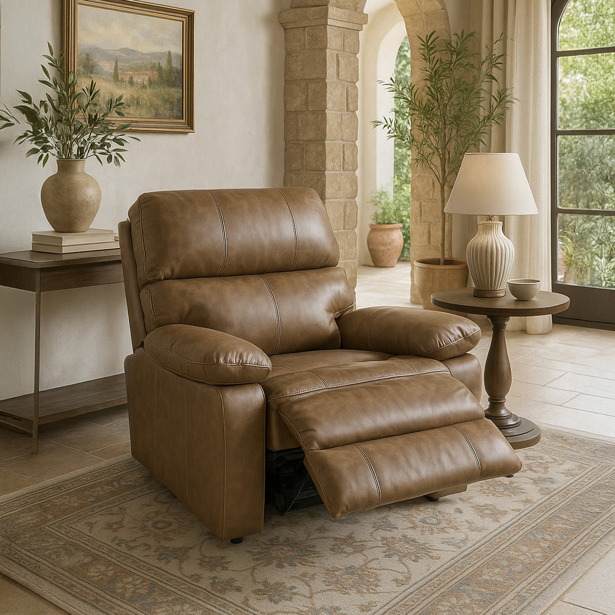 Poltrona Denali De Cuero