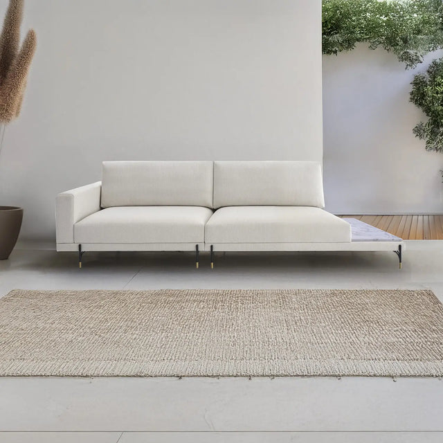 Sofá Cobble con Mesa de Mármol Di Qualita