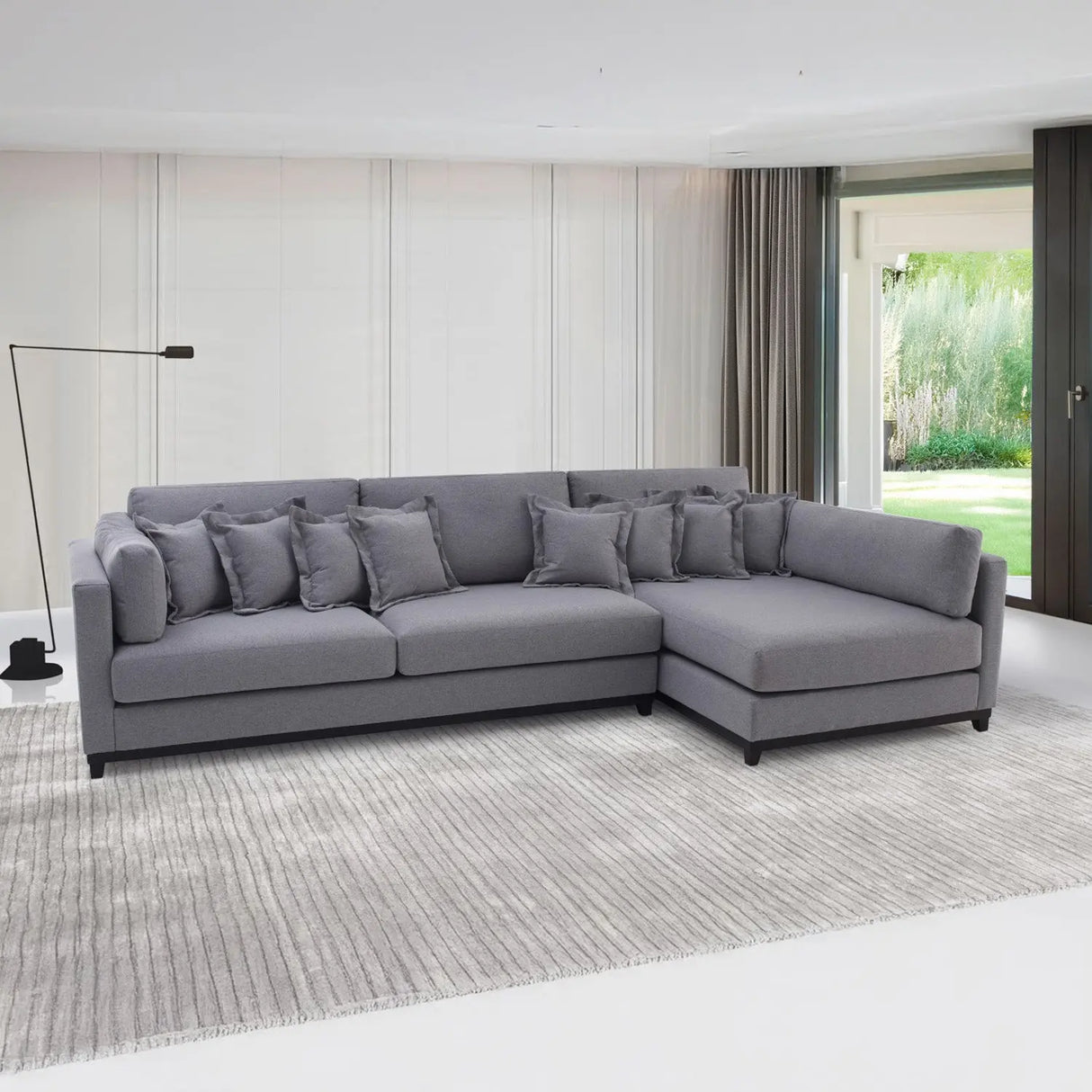 Sofá Liberty con Chaise Longue Di Qualita