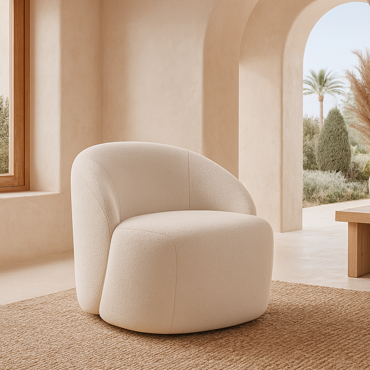 Poltrona giratoria Zoe