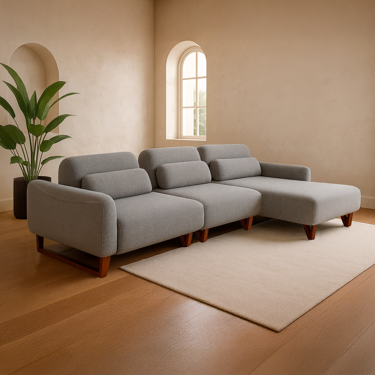 Sofá Laguna con Chaise Curvo