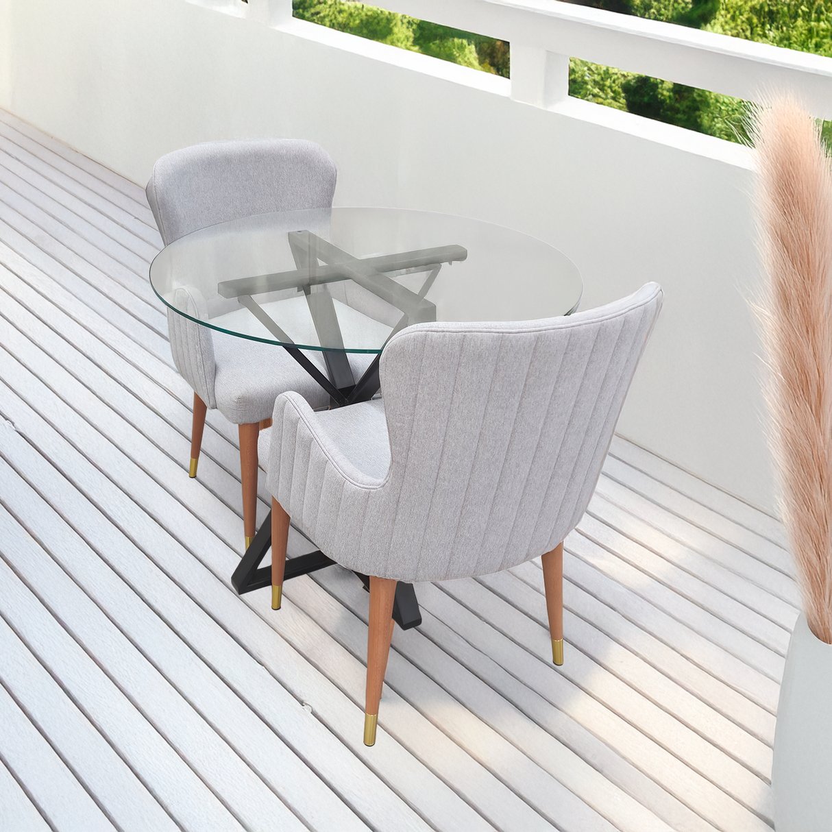 mesa de terraza 2 sillas / mesa lateral y dos sillas / juego de mesas más sillas / juego de mesa más 2 sillas / juego de mesa de terraza mas 2 sillas / set de mesas mas sillas / juego de 2 sillas / mesa lateral acero / mesa de terraza cubierta de vidrio