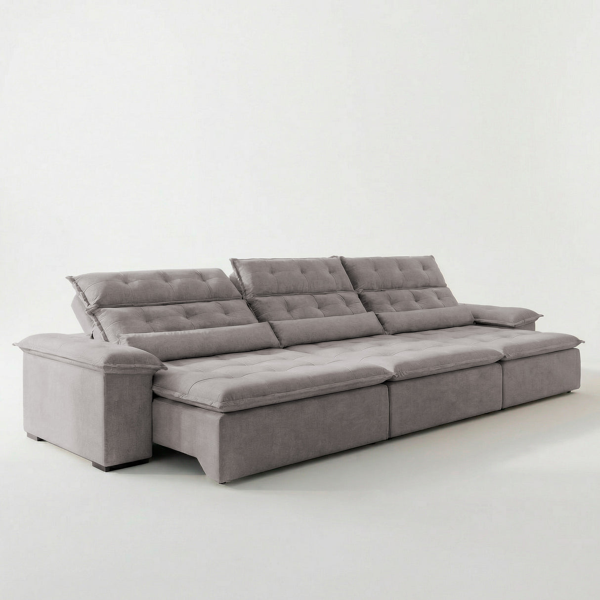 Sofá 3 Cuerpos Prediletto Tela Caramelo - 3.00m