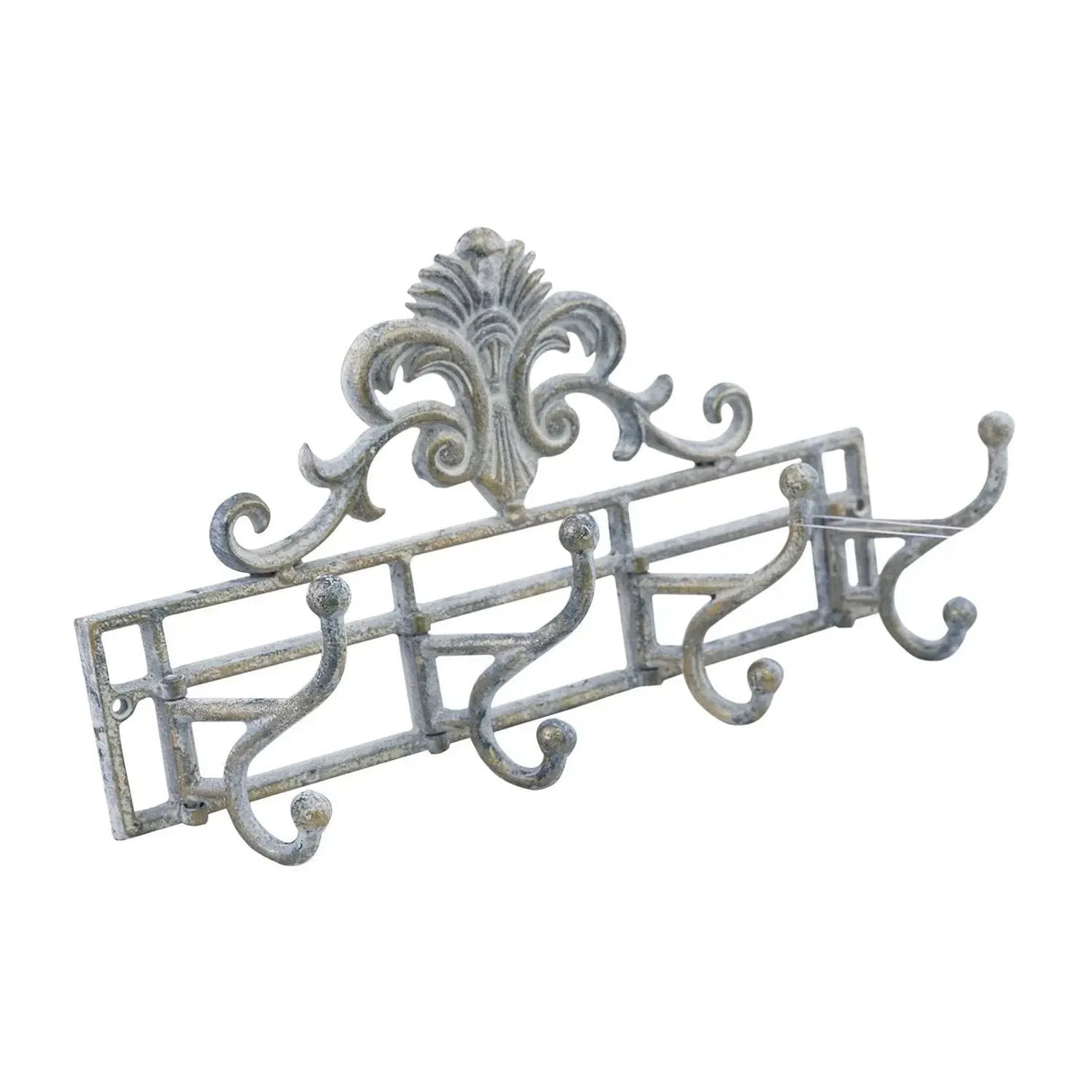 Perchero Fierro 4 Ganchos abatibles