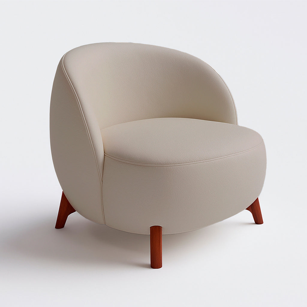 Poltrona de Cuero Lucy