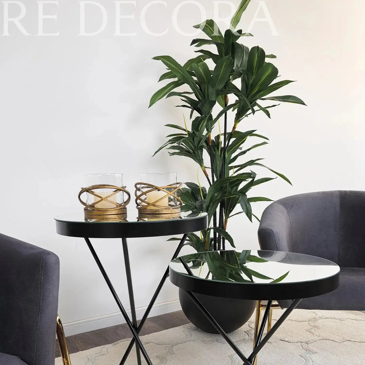 Portavelas de Metal Mediano Re Decora