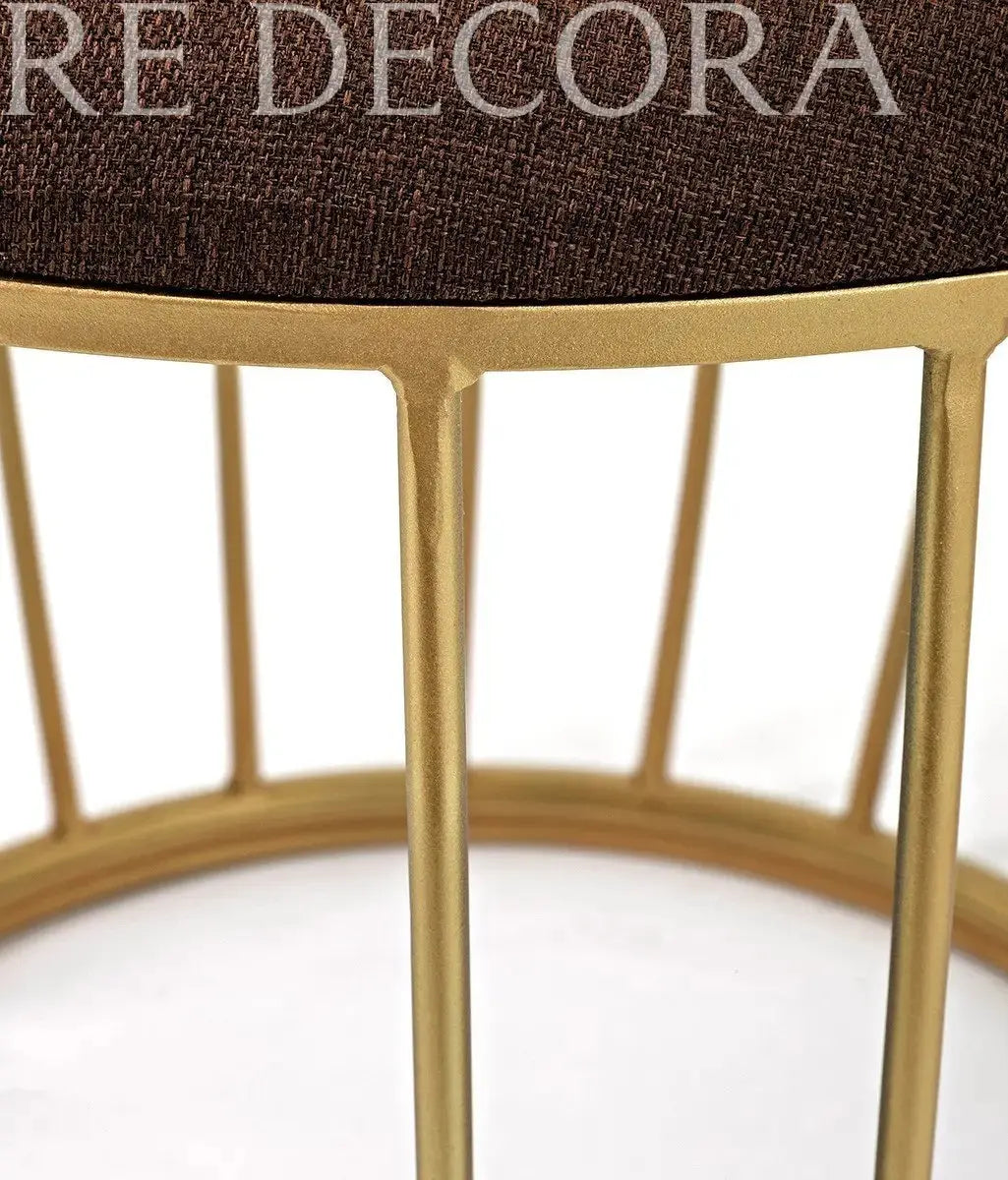 Pouff Cora Brown Ottoman