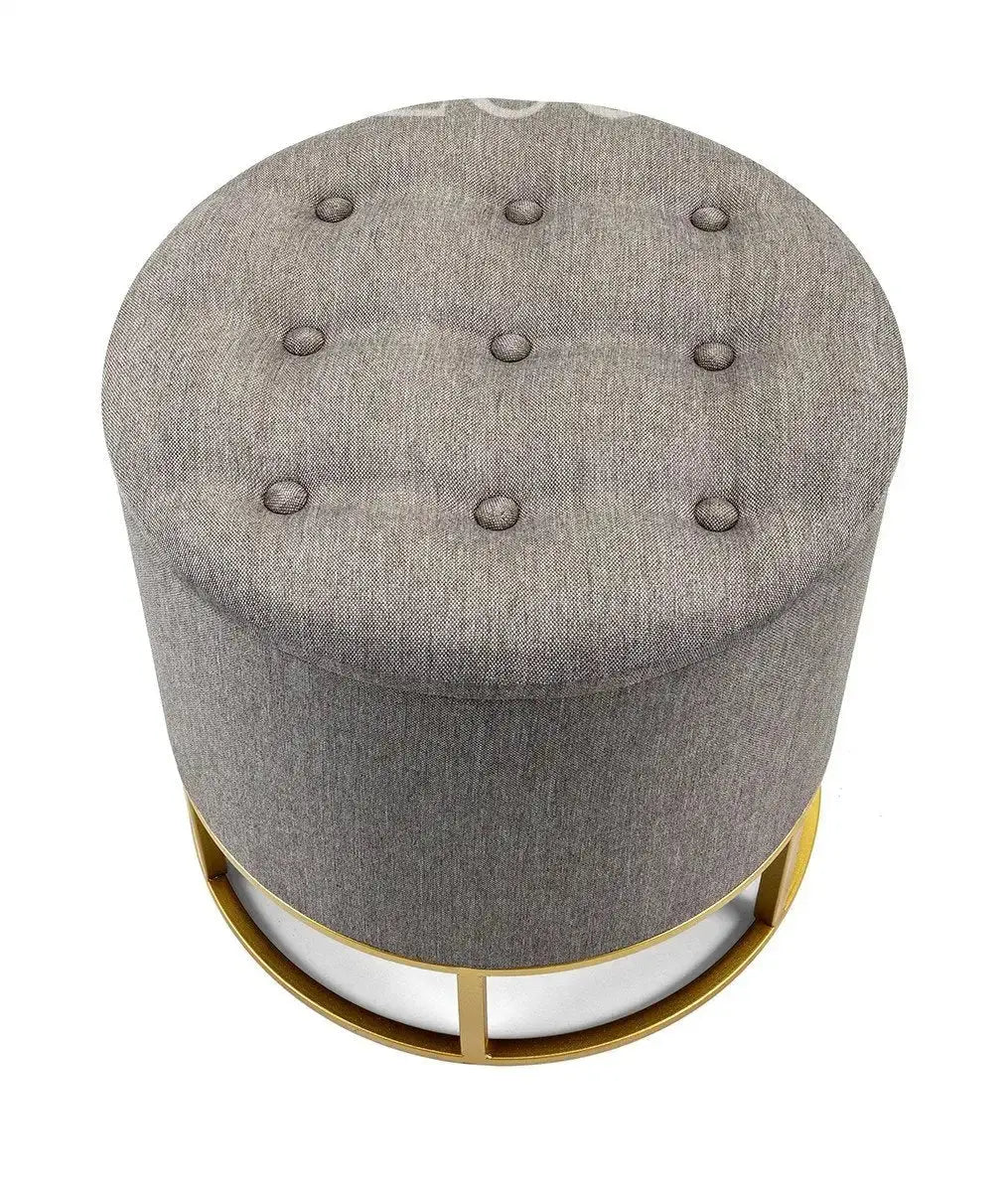Pouff Piper Gray Ottoman