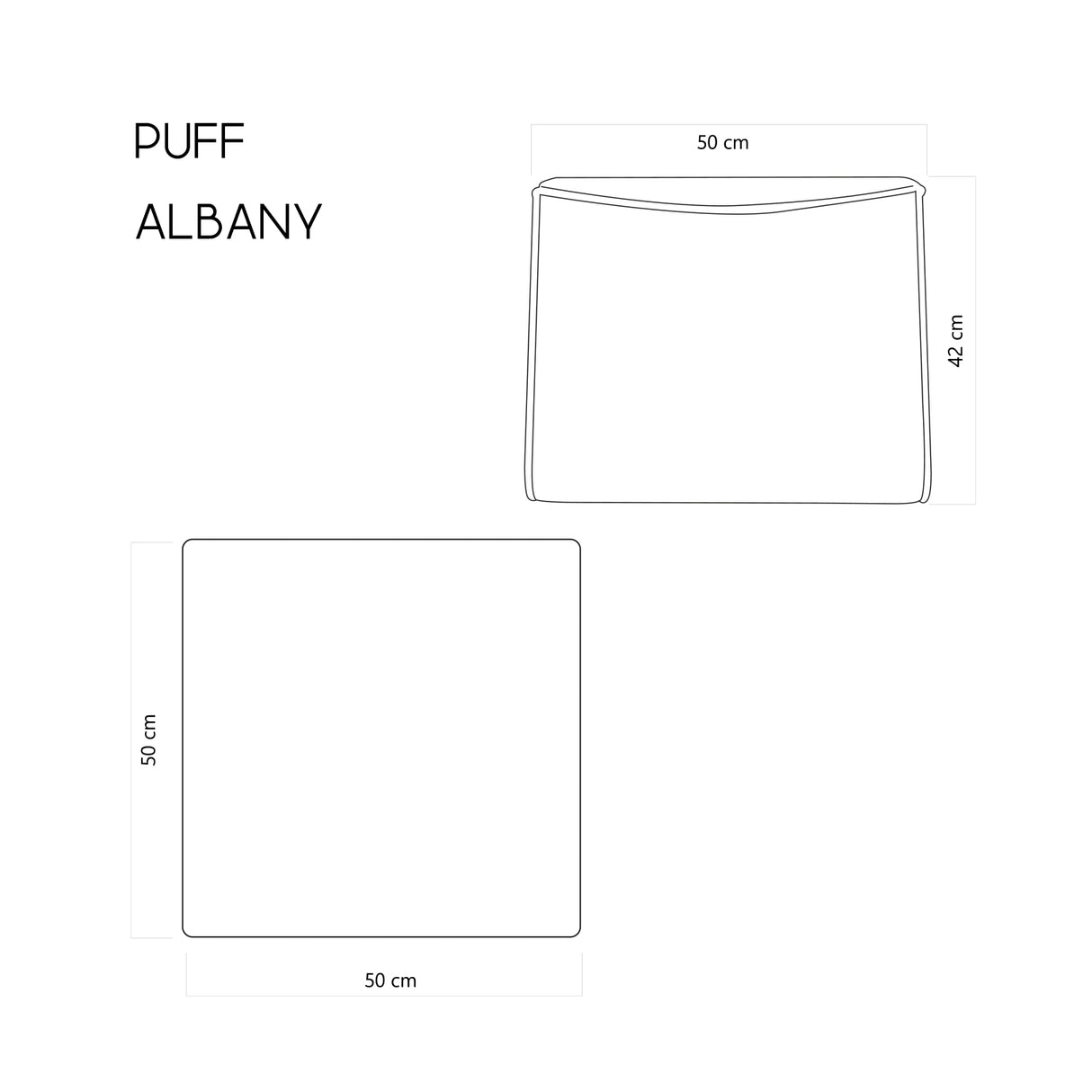 Pouf Albany