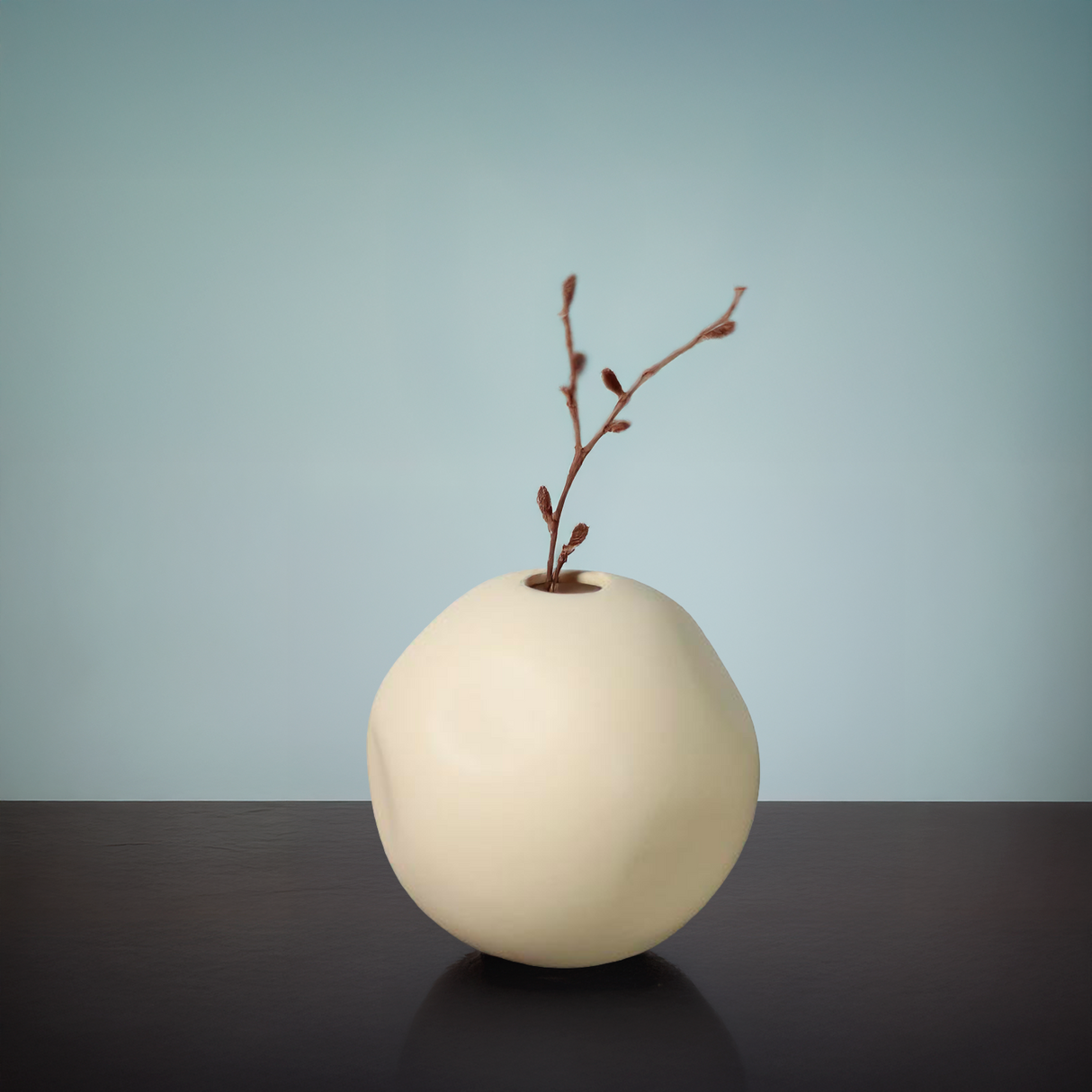 Jarrón de Cerámica Redondo Minimalista Kelida Porcelana