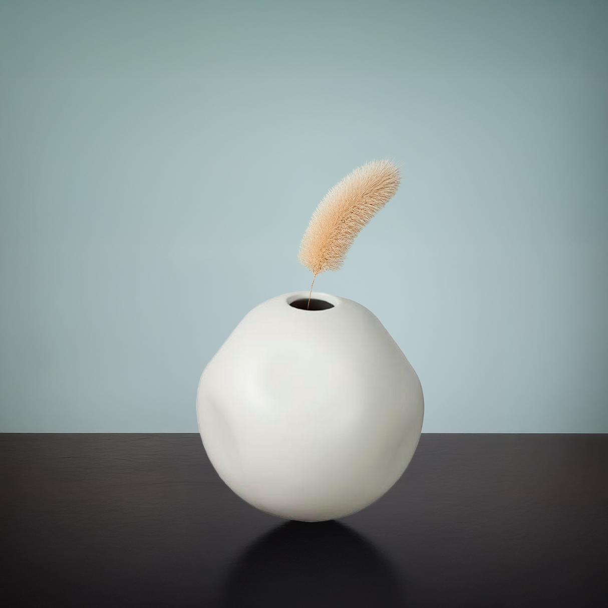 Jarrón de Cerámica Redondo Minimalista Kelida Porcelana