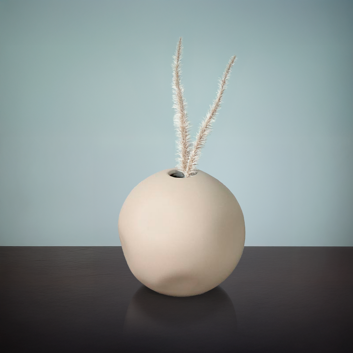 Jarrón de Cerámica Redondo Minimalista Kelida Porcelana