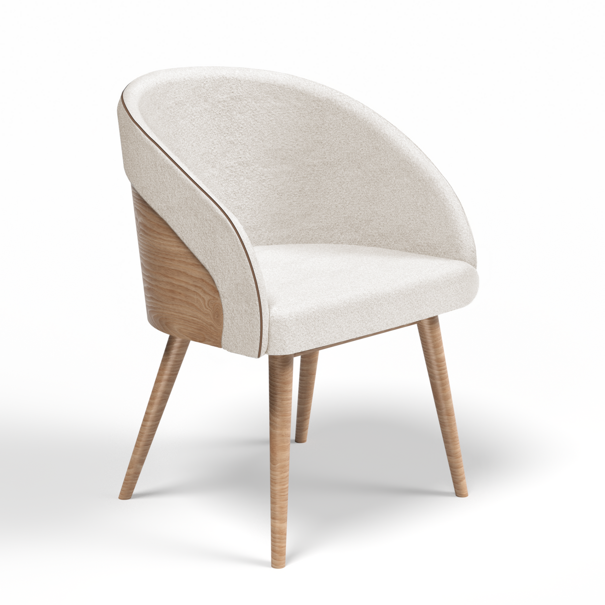 poltrona / poltrona con base de acero / poltrona de tela / poltrona elegante / poltrona moderna