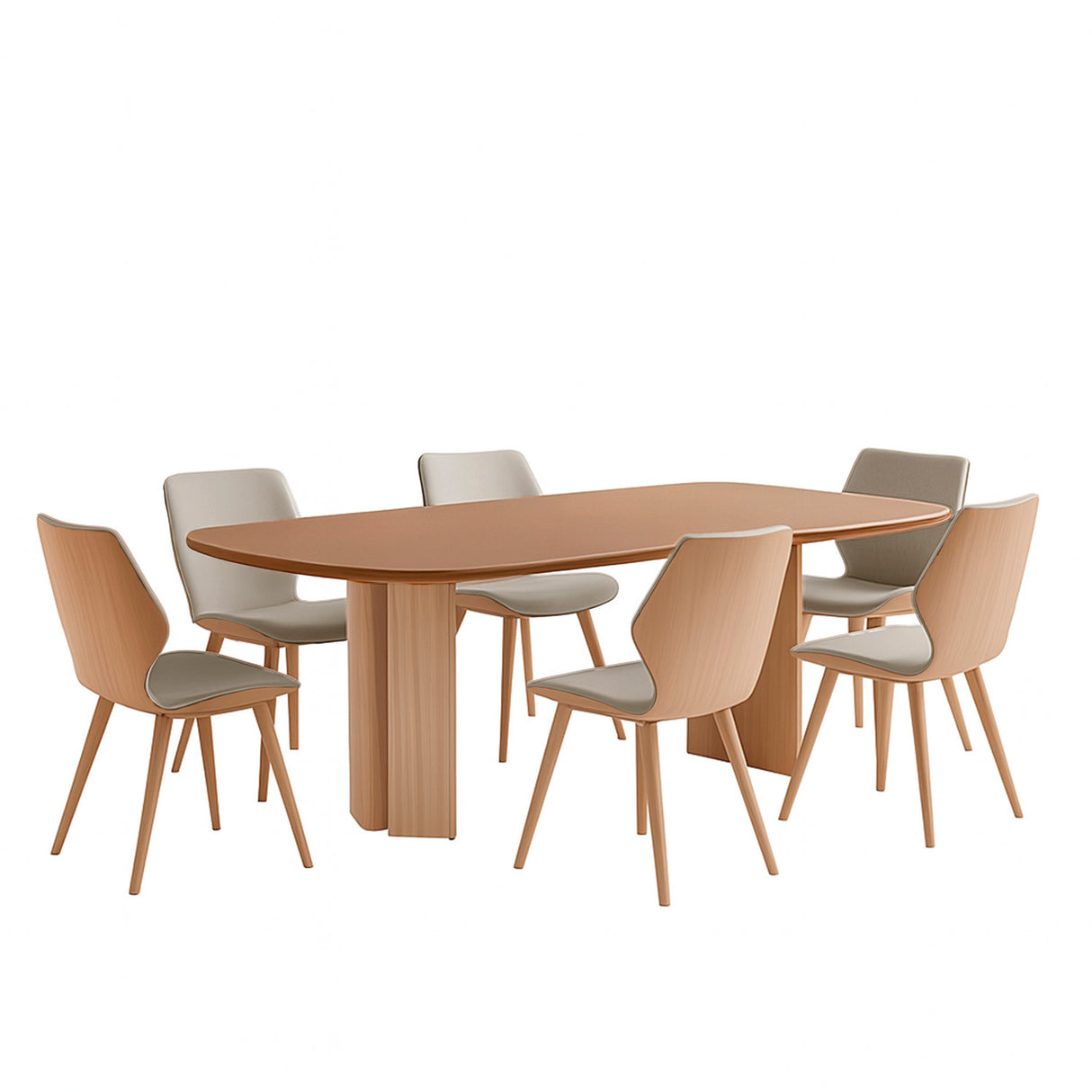 Mesa de comedor Maisa y silla Laura