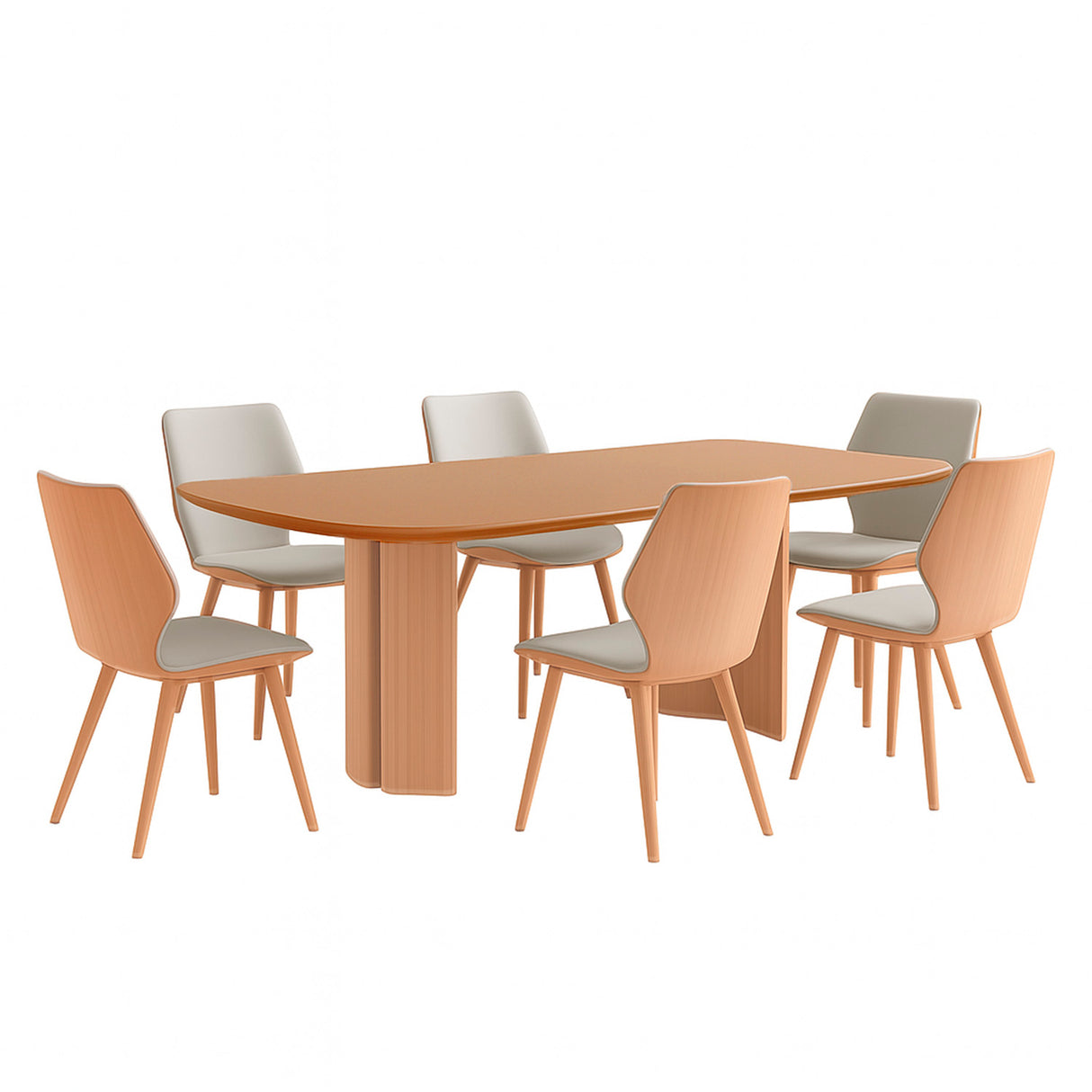 Mesa de comedor Maisa y silla Laura