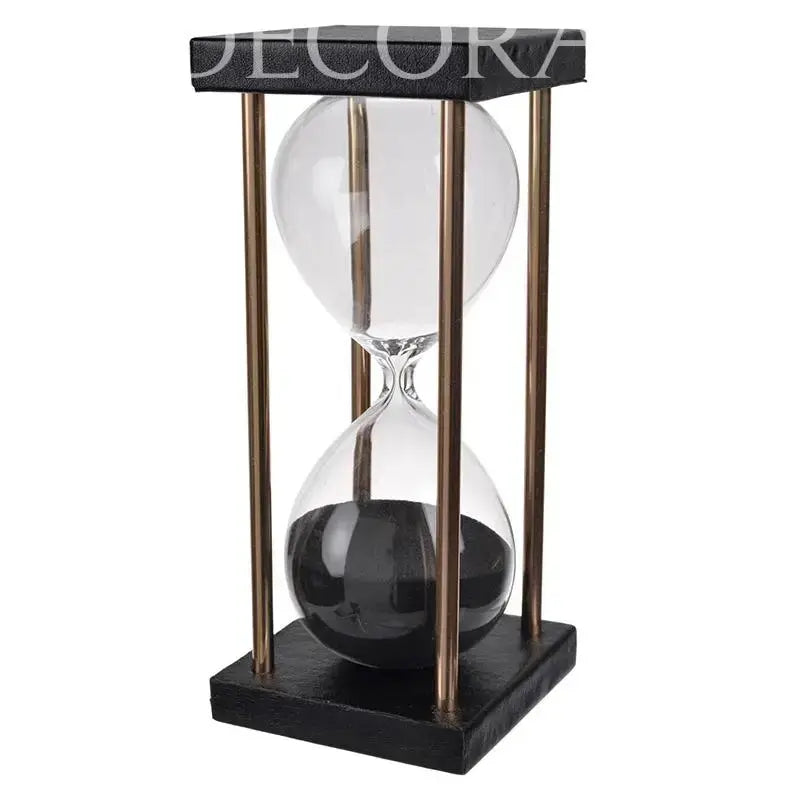 Reloj de Arena Negro Re Decora