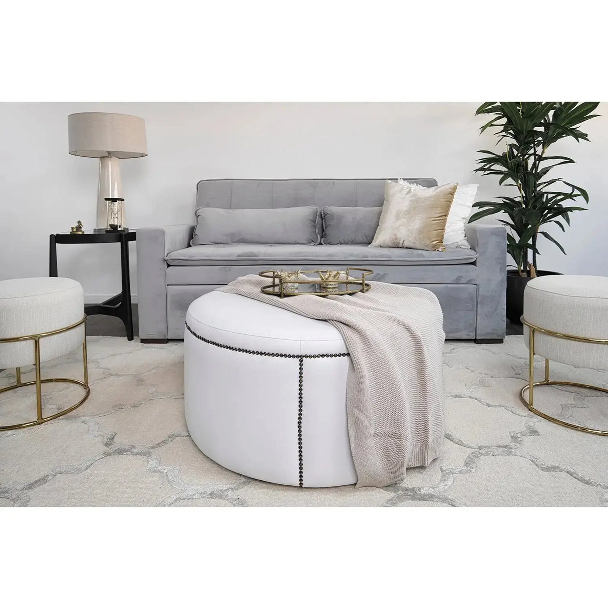 Ring Pouf Gold Re Decora