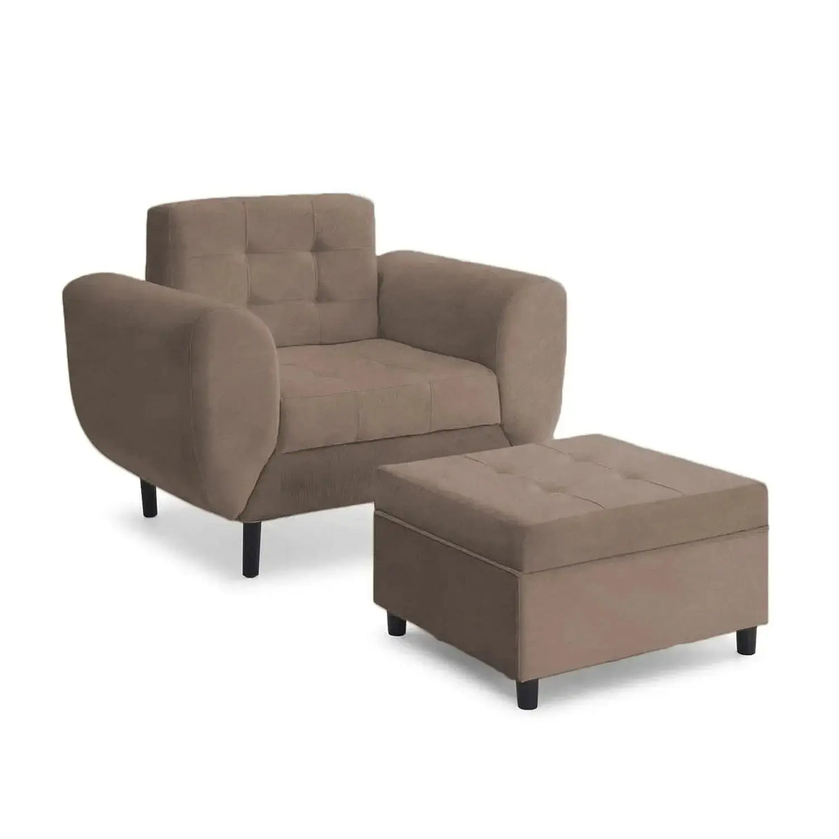 Set Poltrona + Pouf Harmony Re Decora