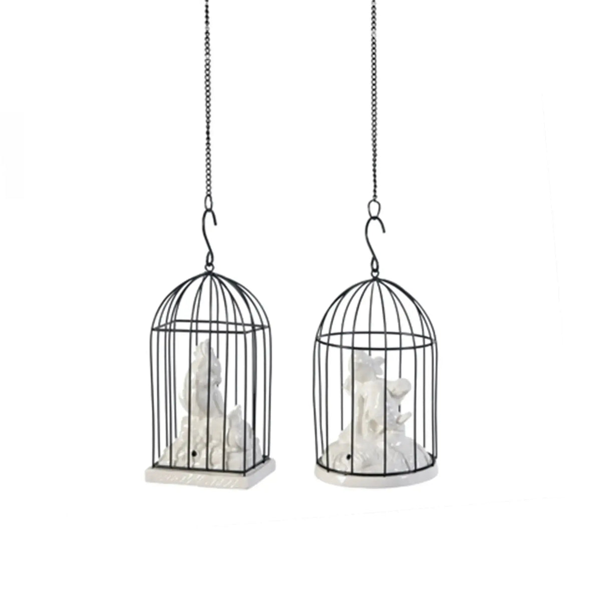 Set de 2 Jaulas con Pájaros Re Decora