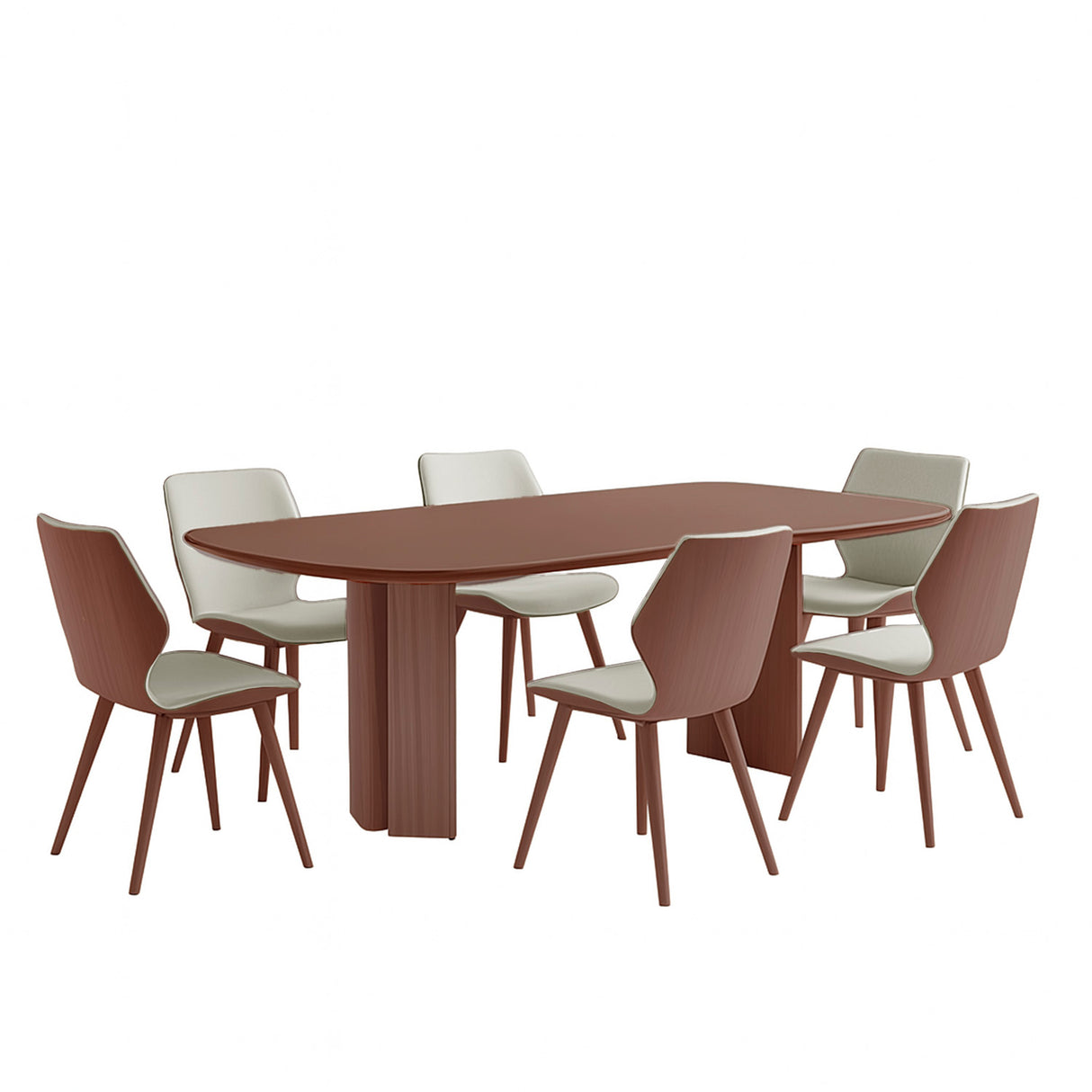 Mesa de comedor Maisa y silla Laura