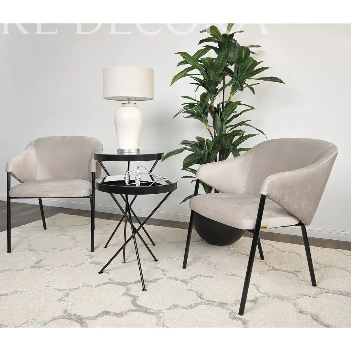 Sitial Anita Gris Re Decora