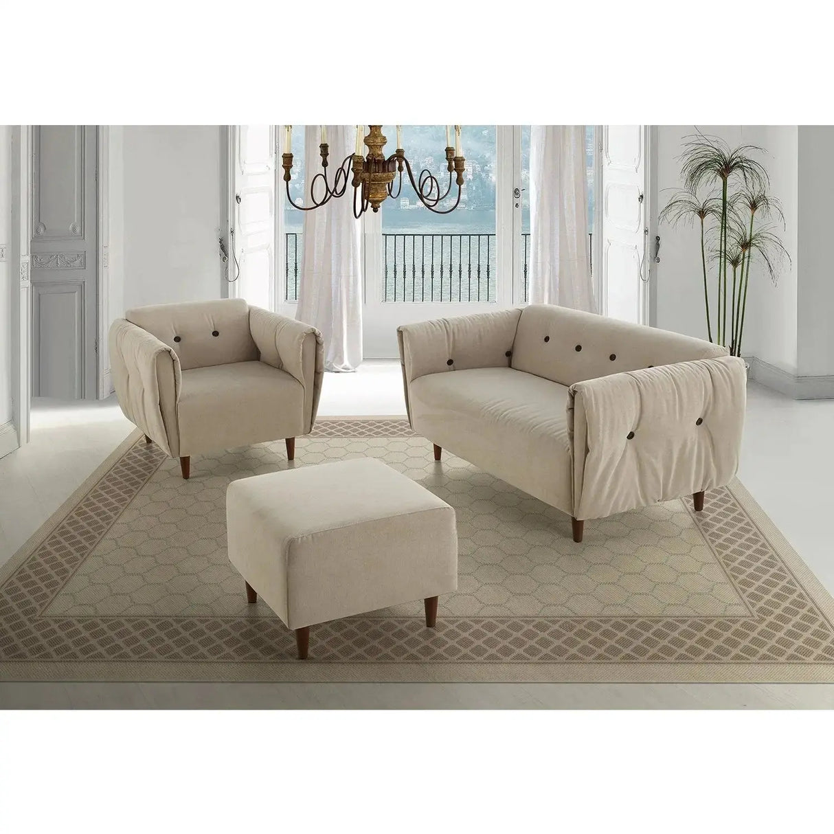 Sitial Jade Di Qualitá - Set de 3 Re Decora