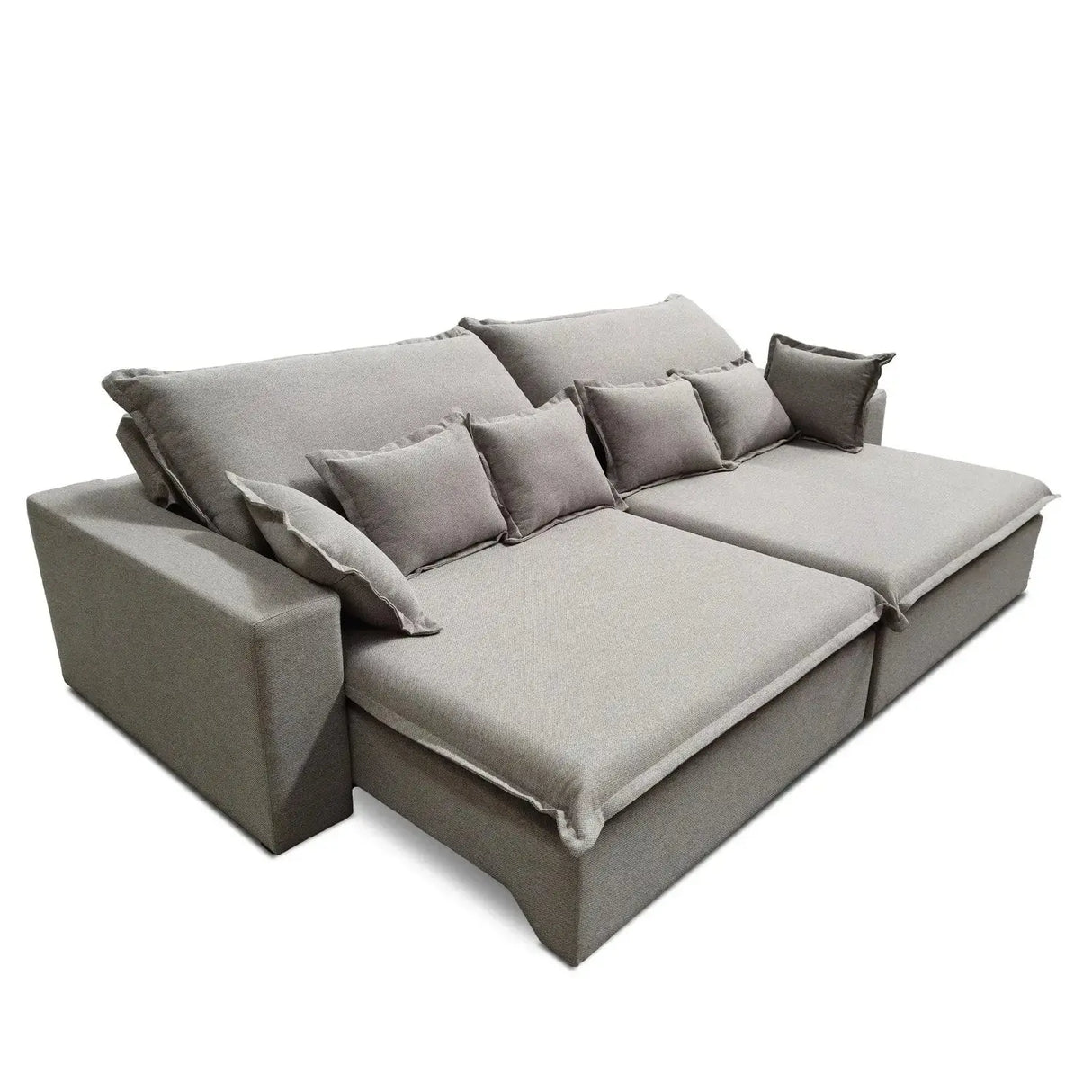 Sofá Moon Extensible y Reclinable 2.80m Tejido 2001 Stock Di Qualita